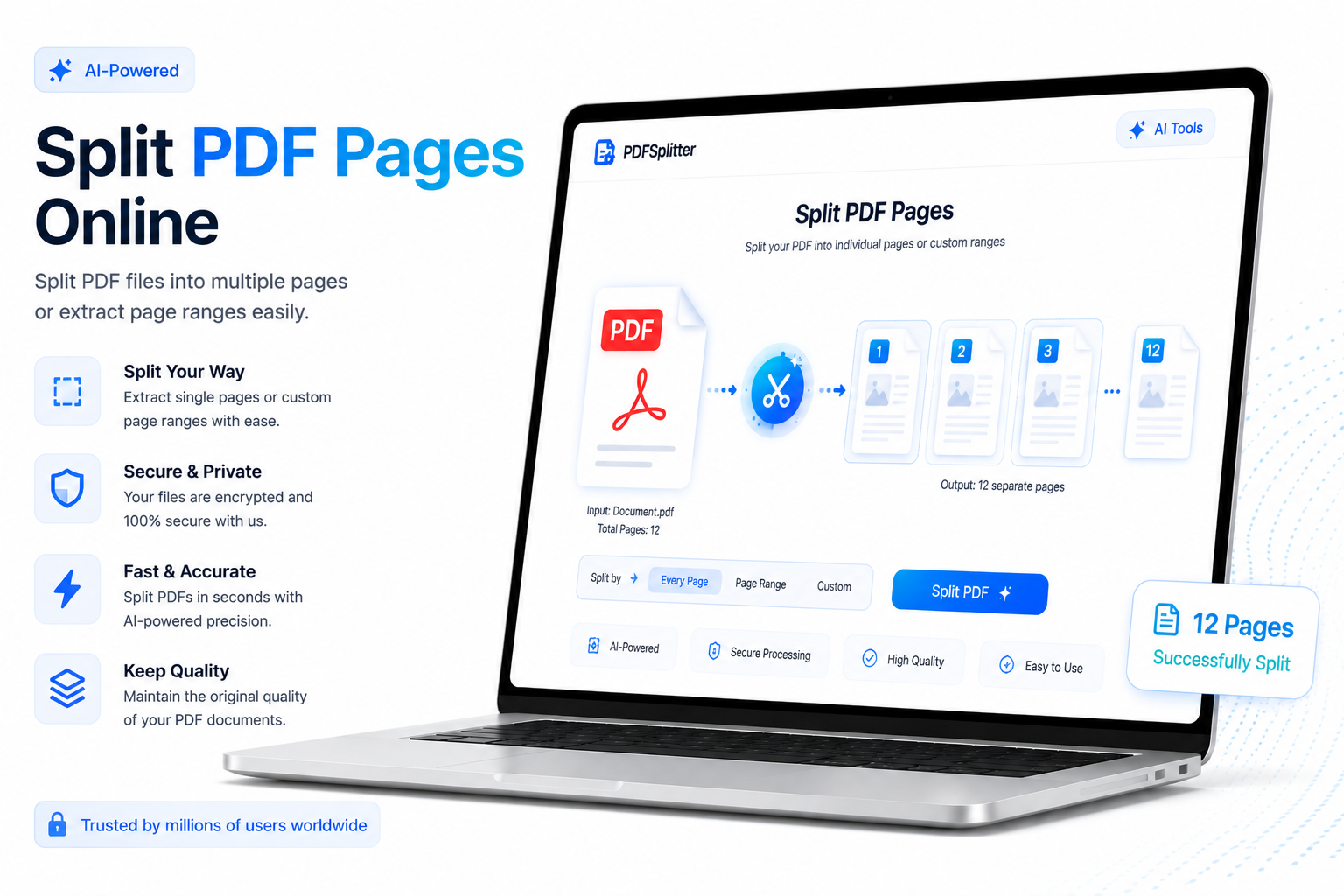 Split PDF Online Free – Extract Pages from PDF Easily