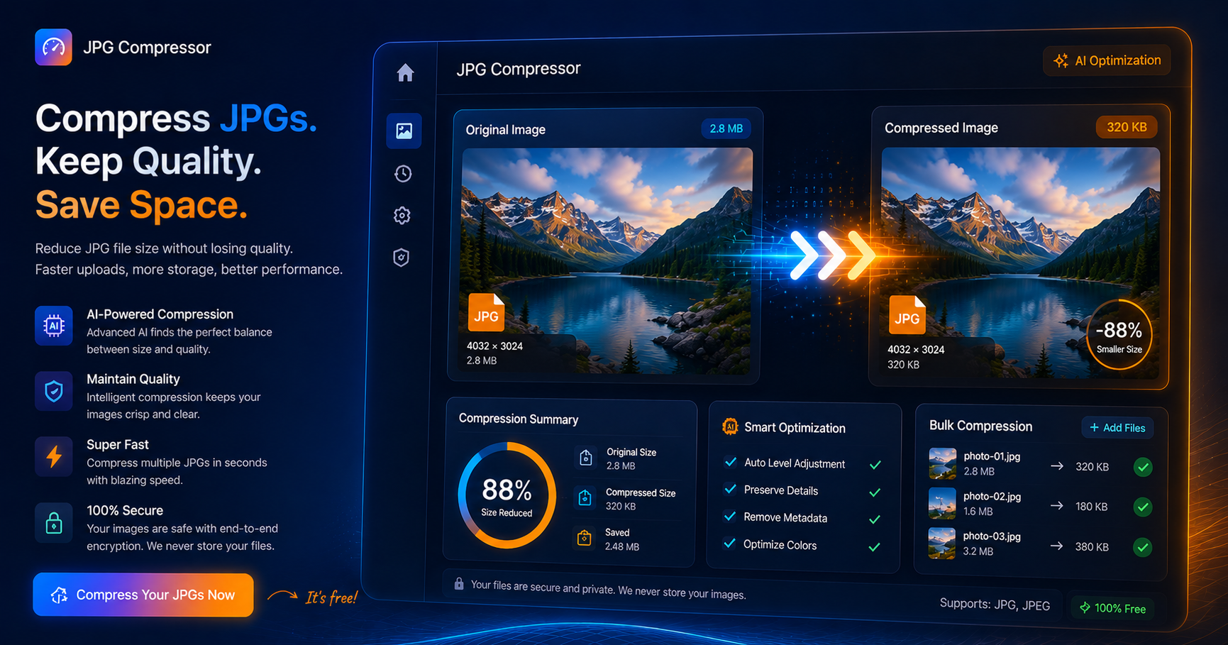 JPG Compressor – Compress JPG Images Online Without Losing Quality