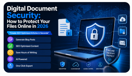 Digital Document Security: How to Protect Your Files Online in 2026