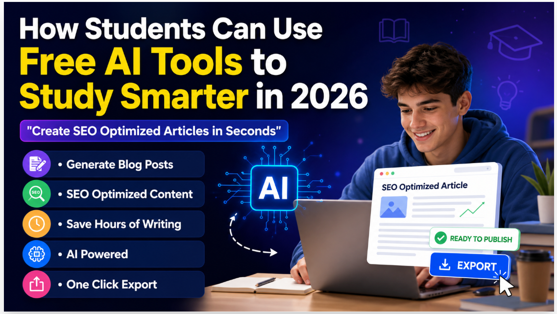 How Students Can Use Free AI Tools to Study Smarter in 2026