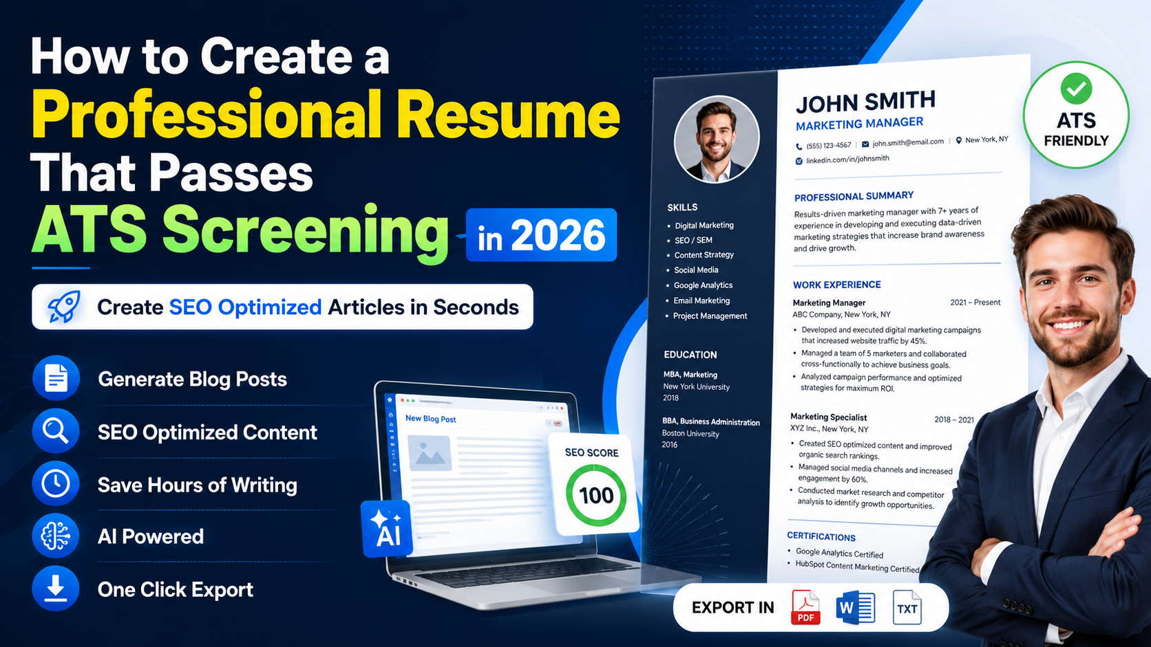 How to Create a Professional Resume That Passes ATS Screening in 2026